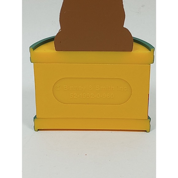Vintage Crayola Crayon Teddy Bear Christmas Tree Ornament (cbz) - Picture 5 of 5